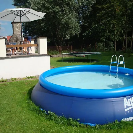 Ferienhaus Serene In Mlad Buky With Small Pool Trampoline Skiing Nearby